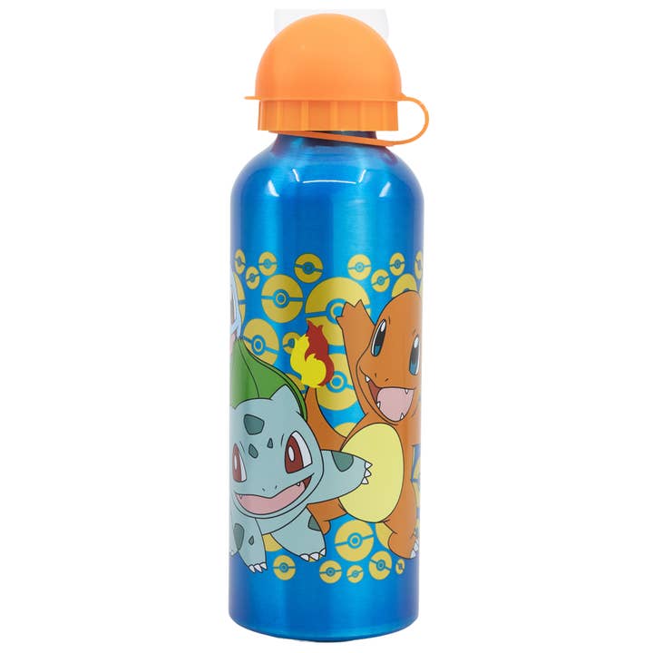 Stor - Wholesale Water Bottle - STOR 530 ML POKEMON DISTORSION TALL ALUMINUM BOTTLE