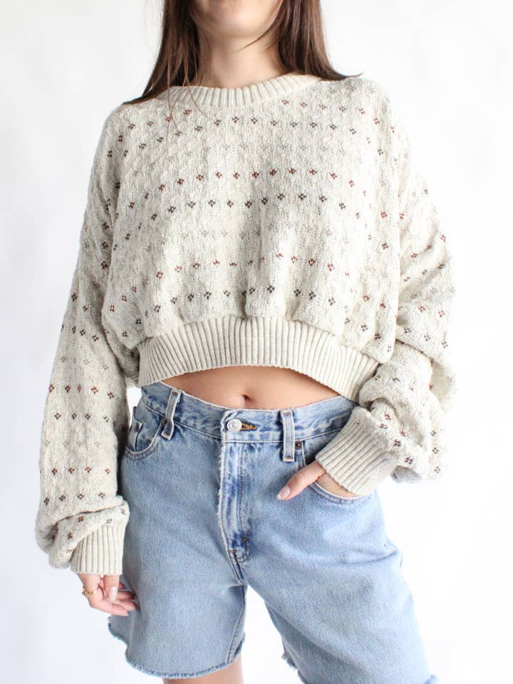 American Recycled Clothing - Wholesale Knit Sweater - Women's - Crop Knit Sweater Bundle