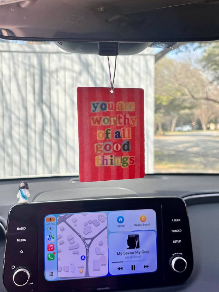 Tjejig trendig filtdoftdekoration från boutique för bil för wholesale av Bizzz Designs