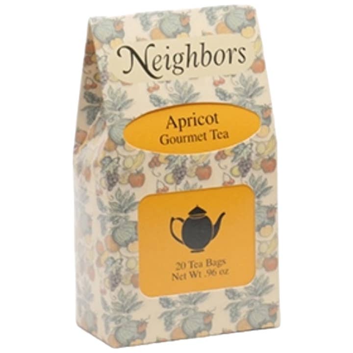 Apricot Tea Bags for wholesale by Neighbors Coffee - Gourmet Market