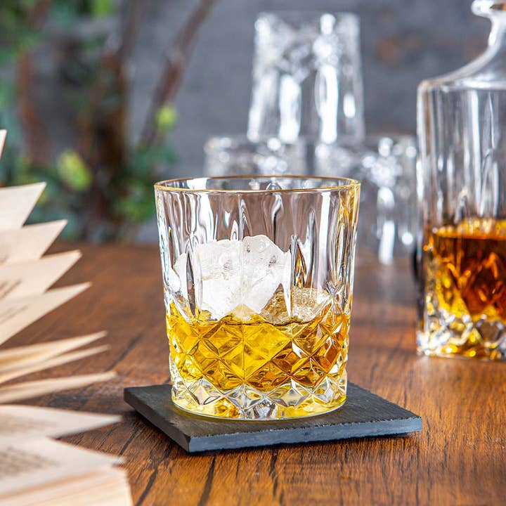 Rinkit Ltd - Vendita all'ingrosso Decanter - RCR Crystal - Set di bicchieri e decanter per whisky Orchestra, 5 pezzi