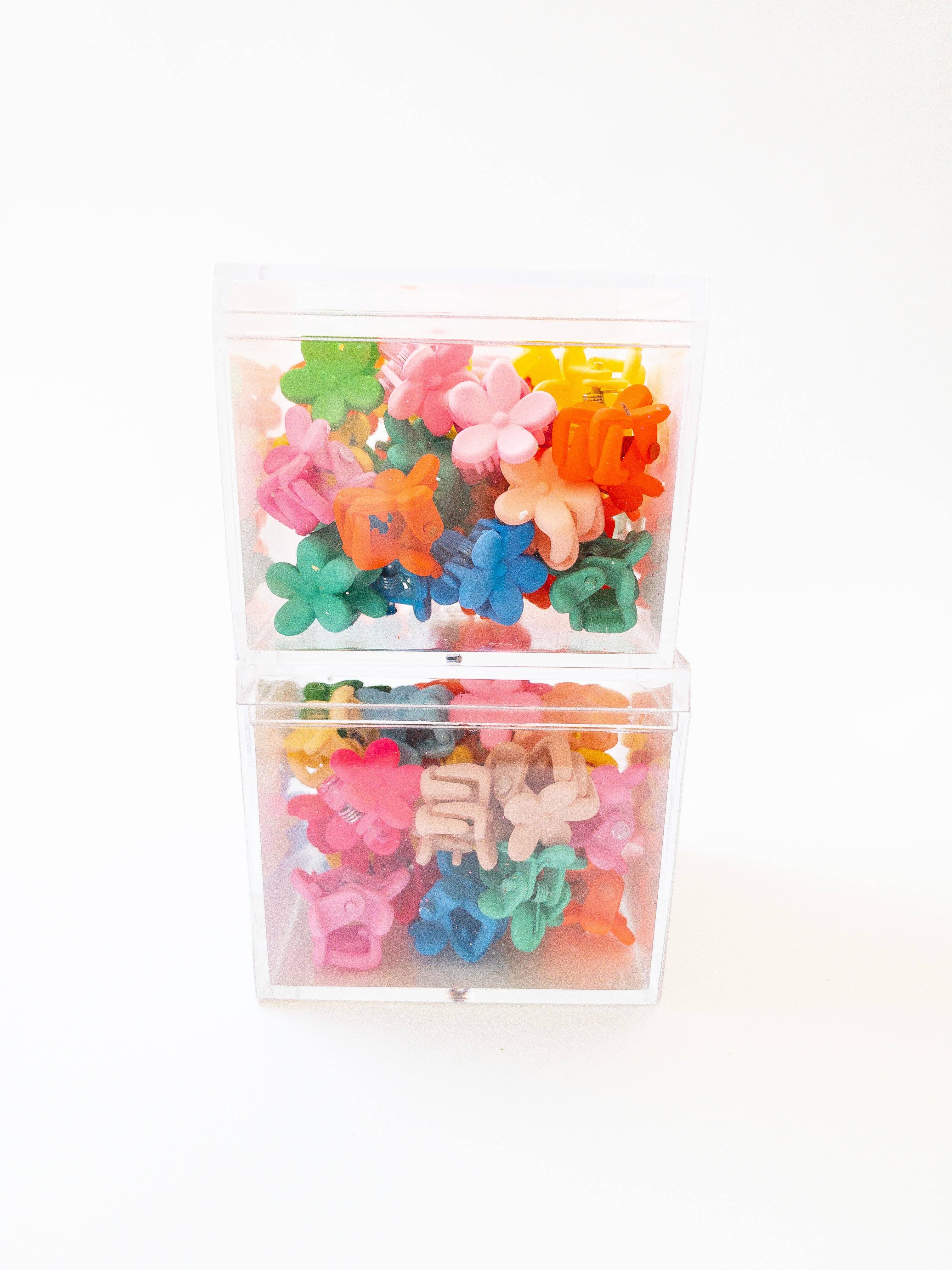 Eggy Cakes - Wholesale Hair Clip - Kids - Mini Flower Hair Clips - 36 Pack8