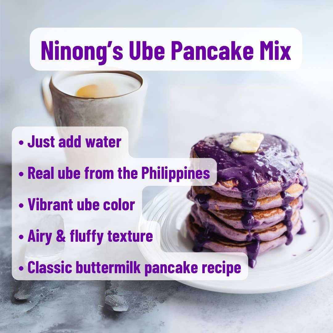 Ninong’s Dessert Lab - Wholesale Pancake Mix - 1 Lb. Ube Buttermilk Pancake Mix2
