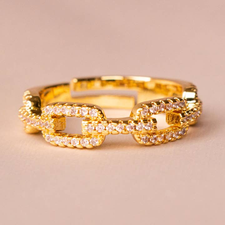 Link Kristallring für den Großhandel von YAS BABE