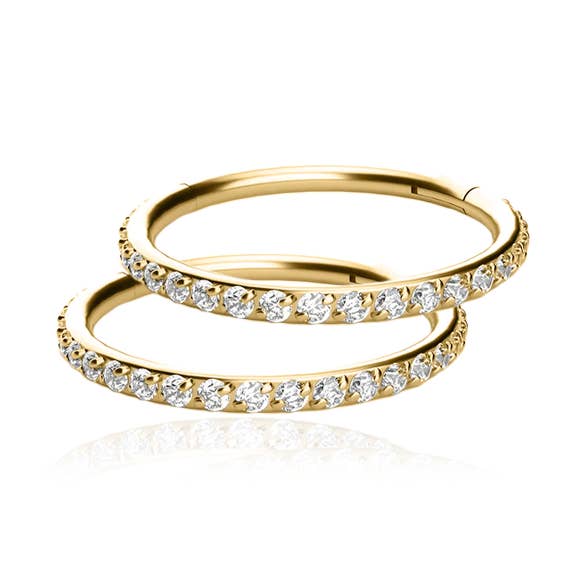 Cerchi per cartilagine Eternity Crystal per la vendita all'ingrosso da parte di Mint & Lily