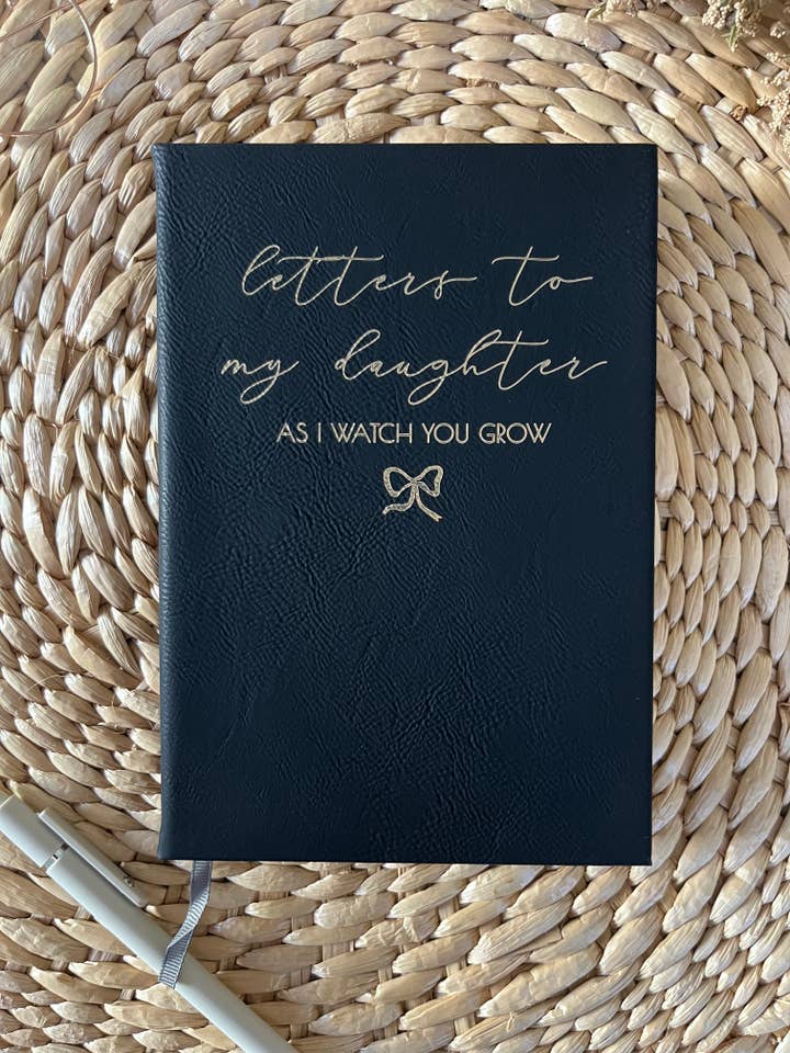 Letters to My Daughter Mom Gift Leatherette Journal for wholesale by Rustic Raleigh