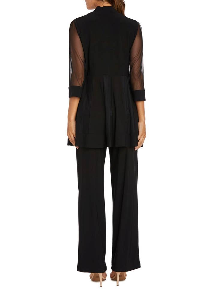 NOIR Costume 2 pièces à encolure ornée RM Richards en vente sur Faire1