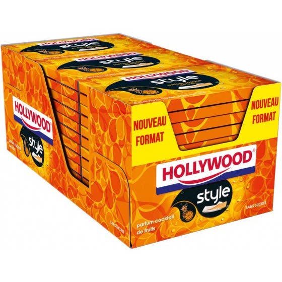 123bonbon - Wholesale Chewing Gum - HOLLYWOOD Chewing Gum Style Cocktail Fruits