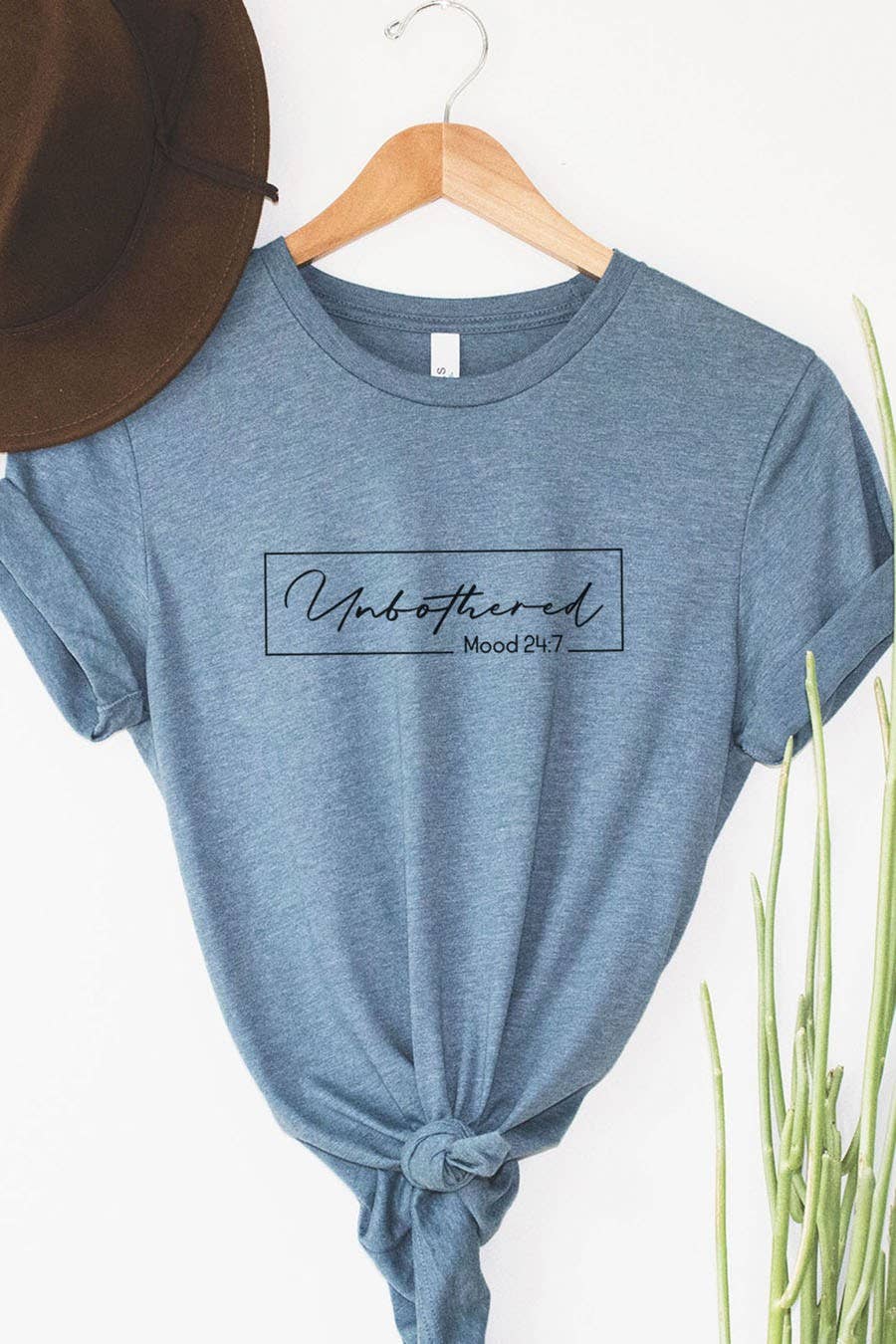 Bella Me - Wholesale Screen Printed T-Shirt - Women's - Unbothered Mood / Graphic Tee3