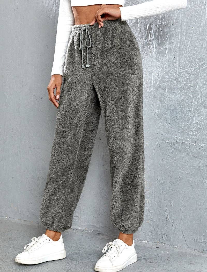 safistyle - Wholesale Lounge Sweatpants/Joggers - Women's - Loose Fit Fuzzy Lounge Pants1