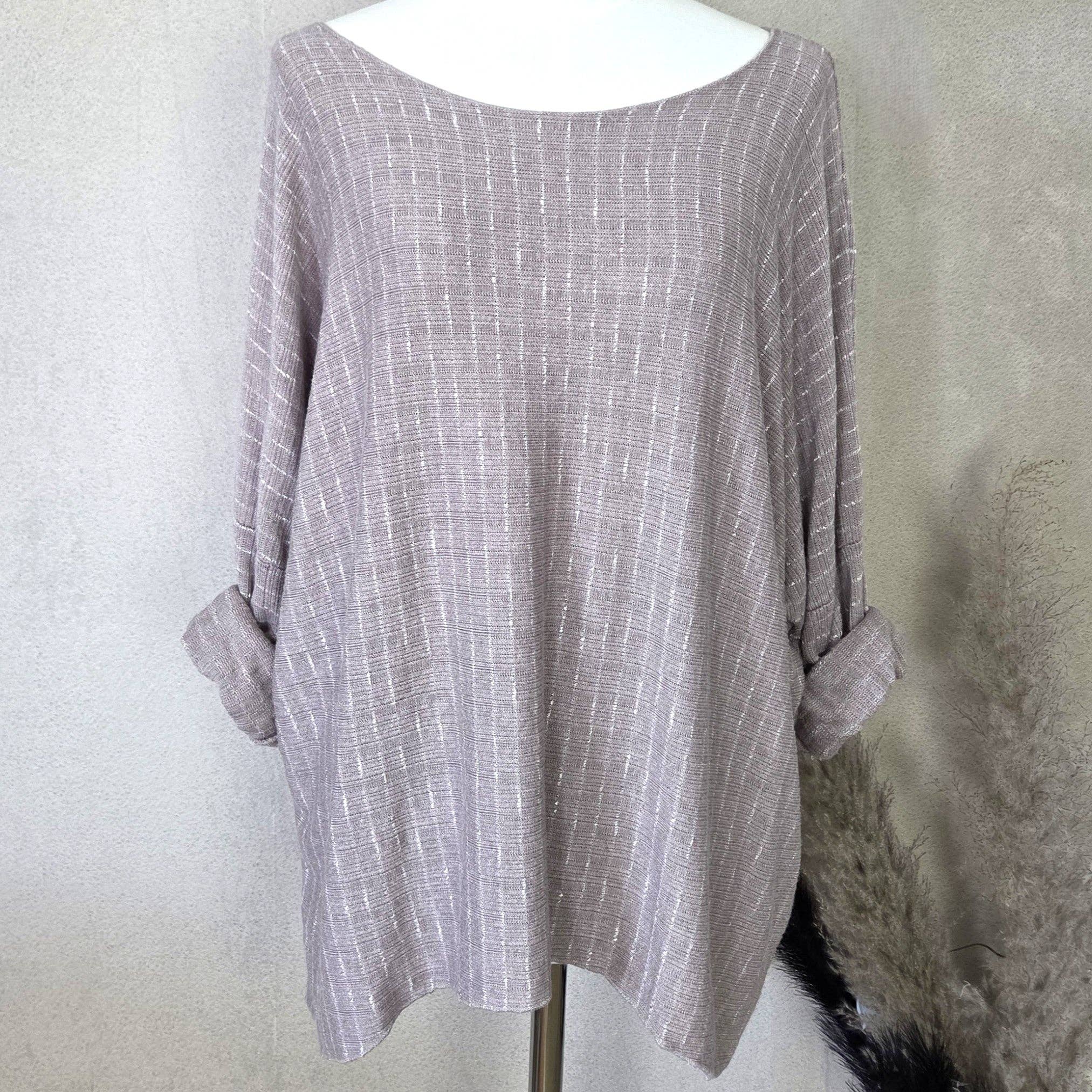 Tempest Designs - Vente Haut en maille – femme - Haut en maille fine et confortable avec effet moucheté subtil (M)6