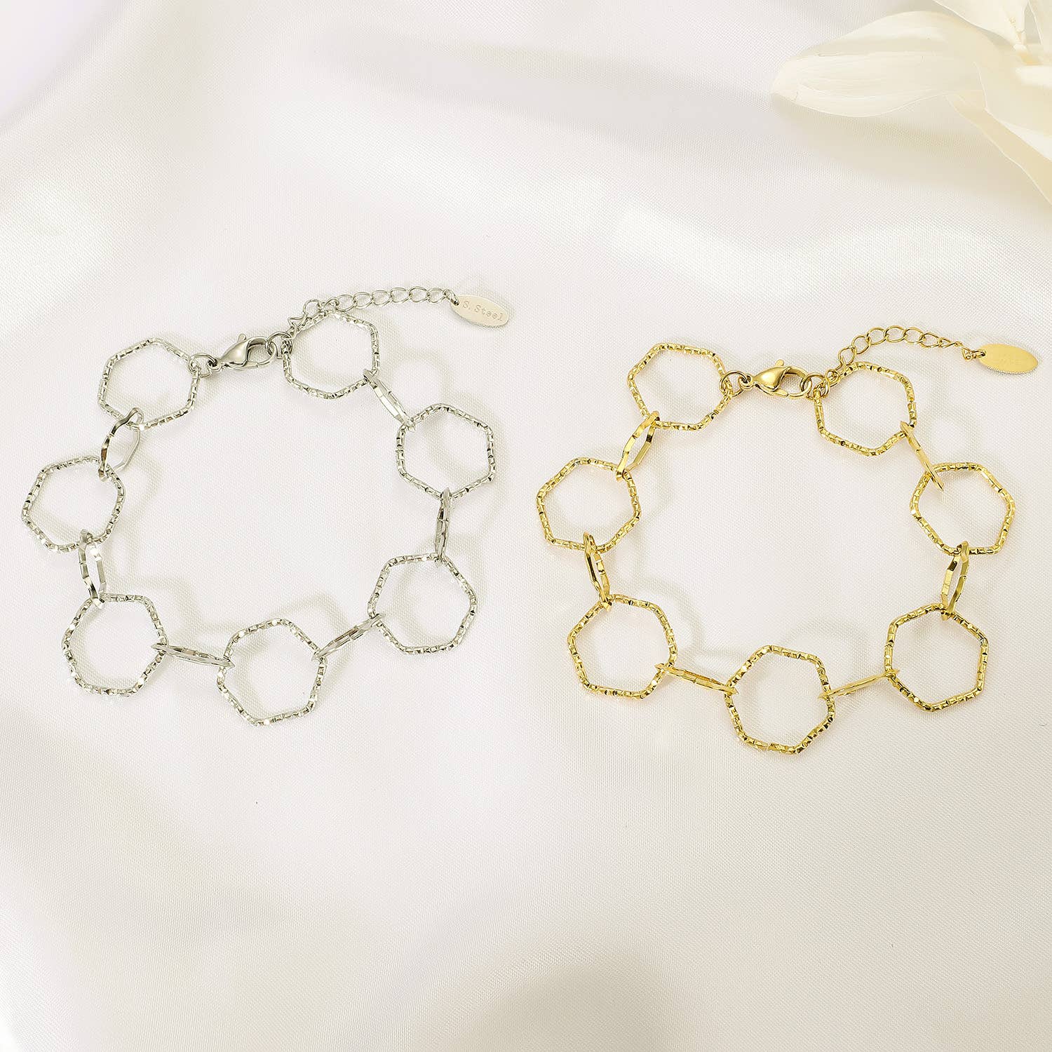 Kapyco – wholesale Tennis bracelet – Stainless steel bracelet - BR2102042