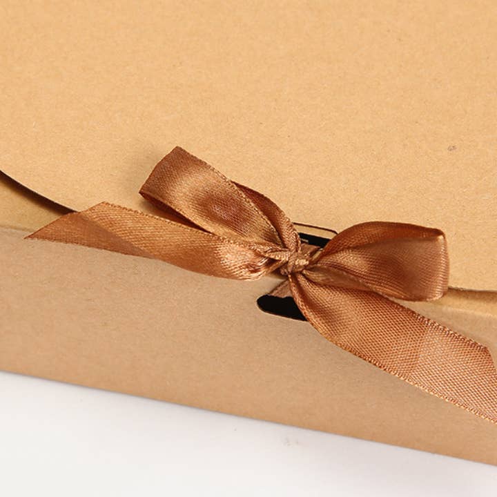 ByHome - Wholesale Gift Box - 24pcs, 3 sizes square white paper gift Box w/ ribbon