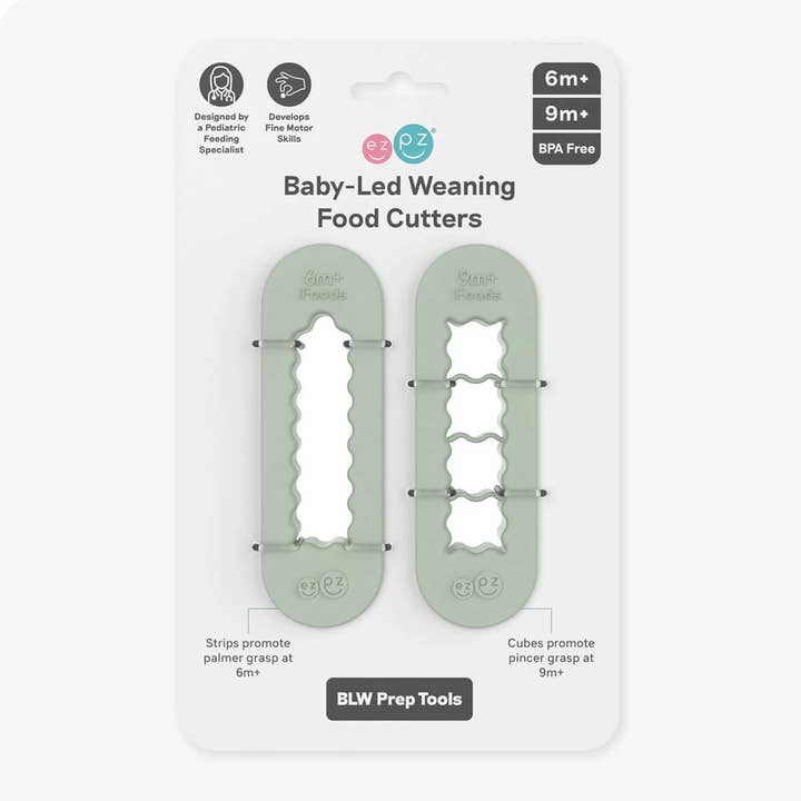 Baby led weaning food cutters sage for wholesale by EZPZ