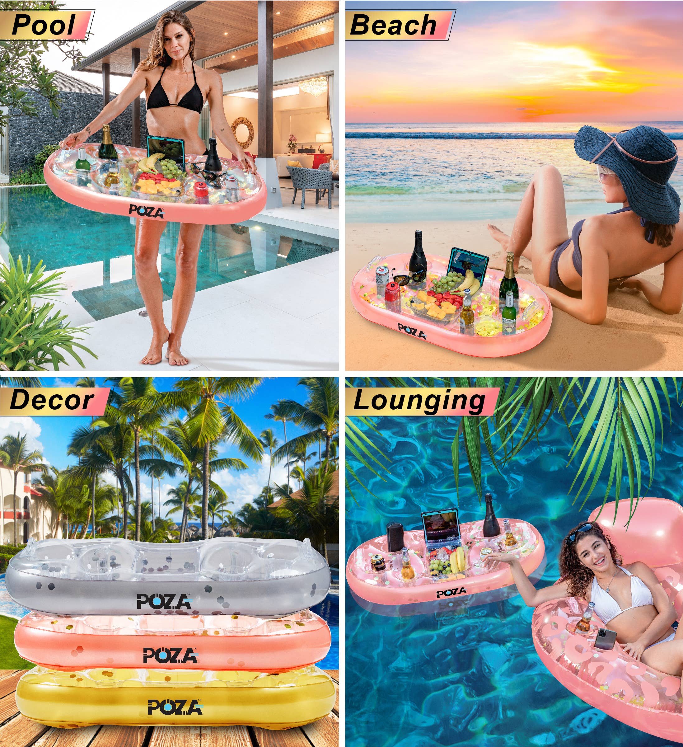 Cota Global - Wholesale Inflatables - Pool Float - Rose Gold Floating Cooler3