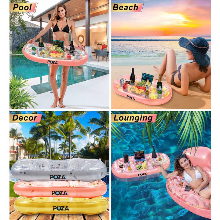 Cota Global - Wholesale Inflatables - Pool Float - Rose Gold Floating Cooler3