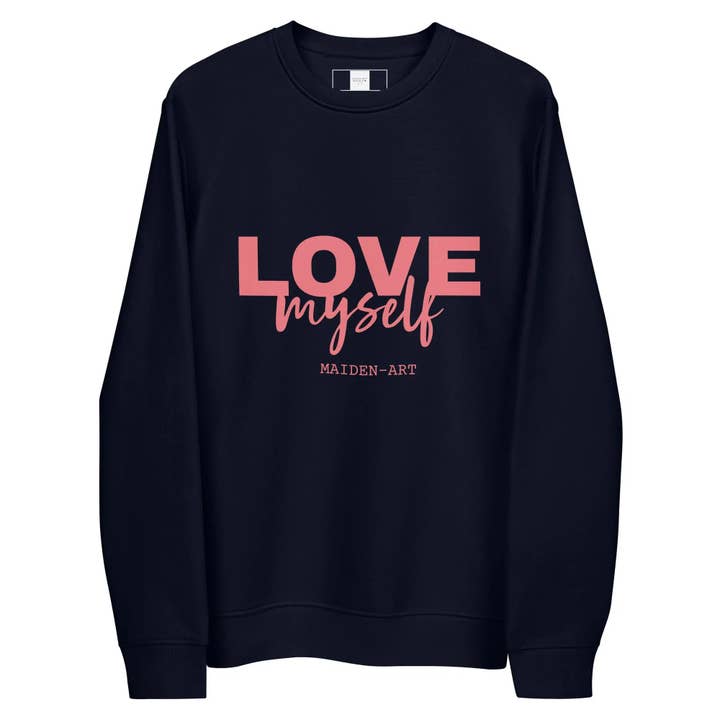 Sudadera ecológica unisex « LOVE Myself » para venta al por mayor de Maiden-Art MindfulChic Fashion