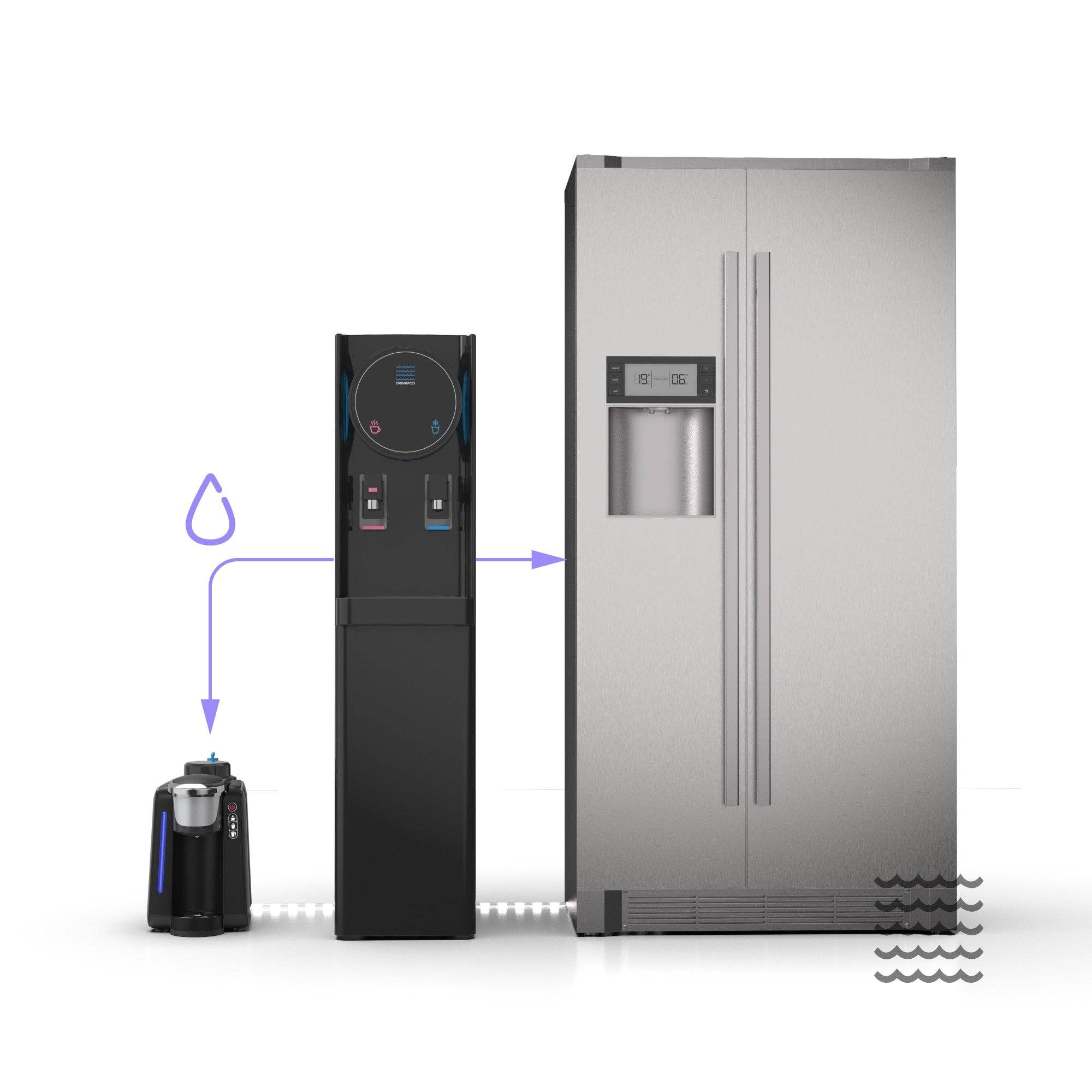 DRINKPOD LLC – Großhandel Küchengeräte – Drinkpod 6 Pro Series – Flaschenloser Wasserspender mit Kühlung und Reinigung17