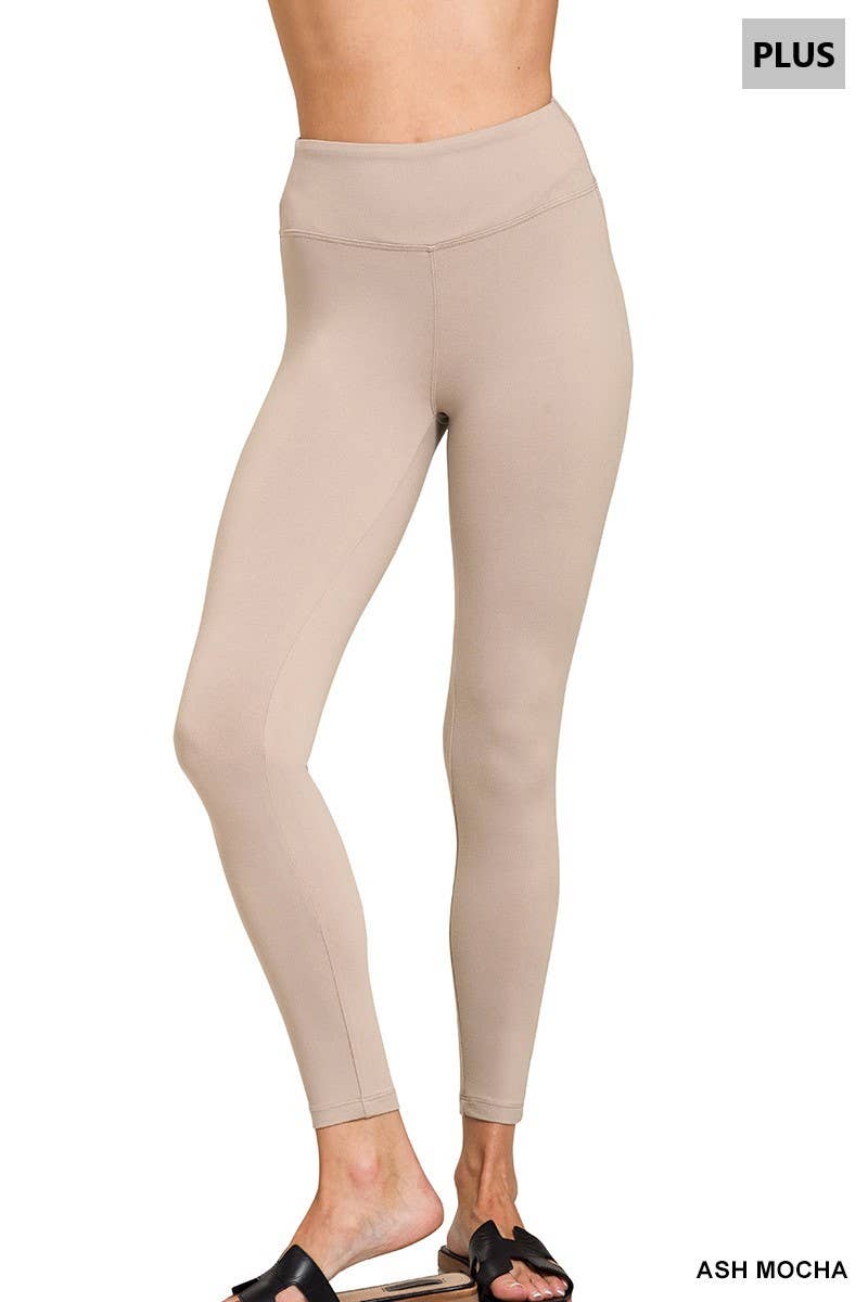 Vanilla Monkey - Wholesale Pants - Women's - Plus Microfiber Soft Waistband Full Length Leggings4