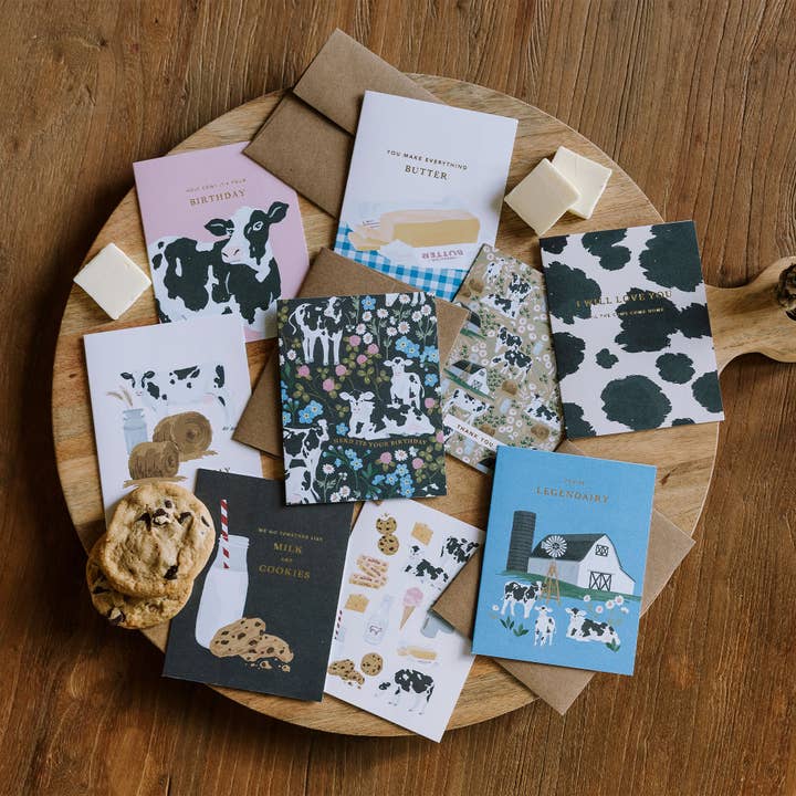 Paper Farm Press - Wholesale Birthday Card - Herd It's Your Birthday Cow Greeting Card2