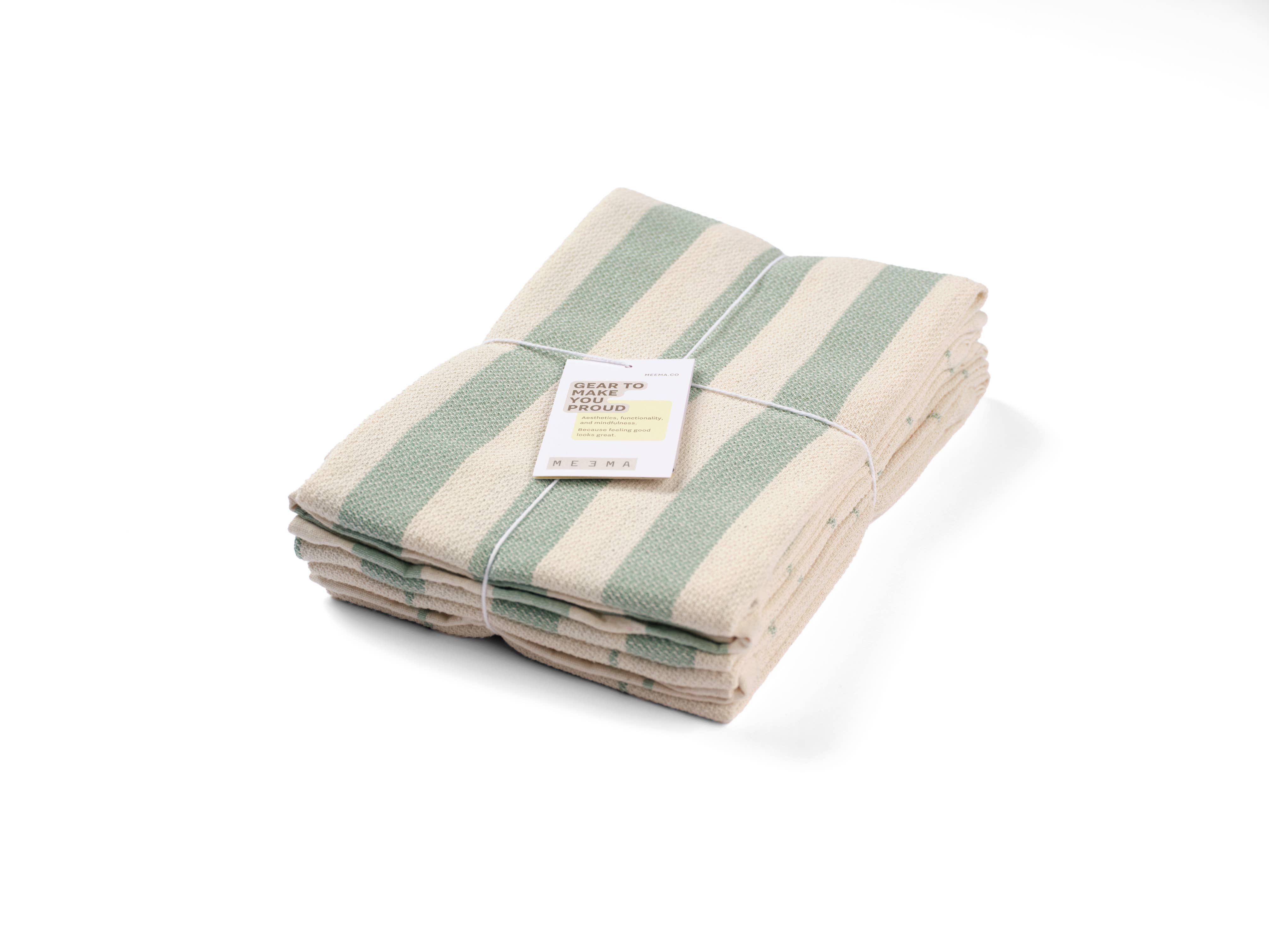 MEEMA – Engroshandel Viskestykke – Køkkenhåndklæder – Sæt med 4, Absorberende & Miljøvenlige24
