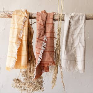 Tan Farmscape Kitchen Towel