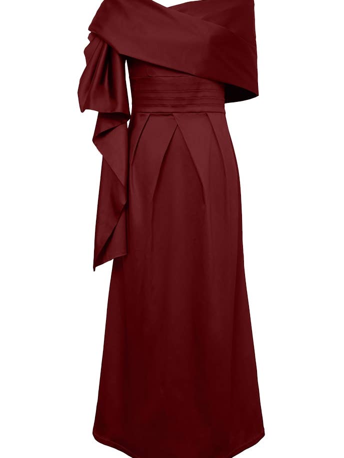 Chic Star Acetatsjal Maxiklänning I Röd 042624 för wholesale av CHIC STAR