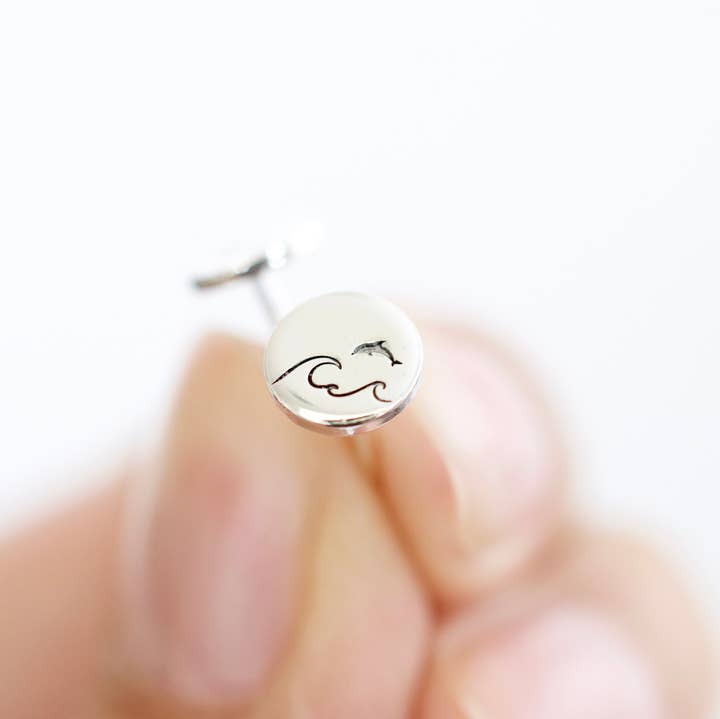 Tesoro Jewelry - Wholesale Stud/Post Earrings - Dolphin Earrings0