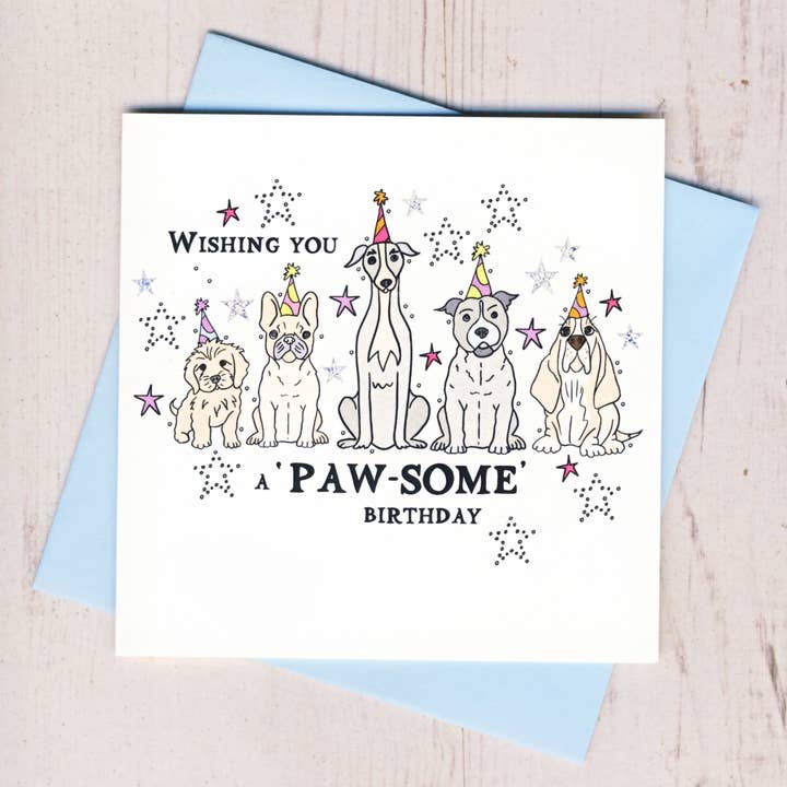 Önskar dig ett tass-some födelsedagskort för wholesale av Eggbert & Daisy