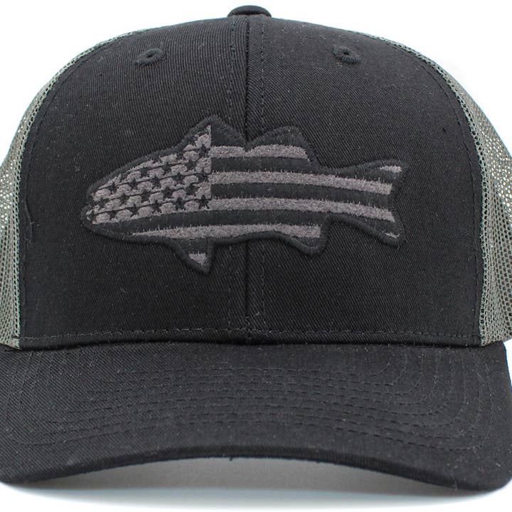 KBETHOS - Wholesale Trucker Hat - Unisex - Fish Flag Mesh Back Ballcap
