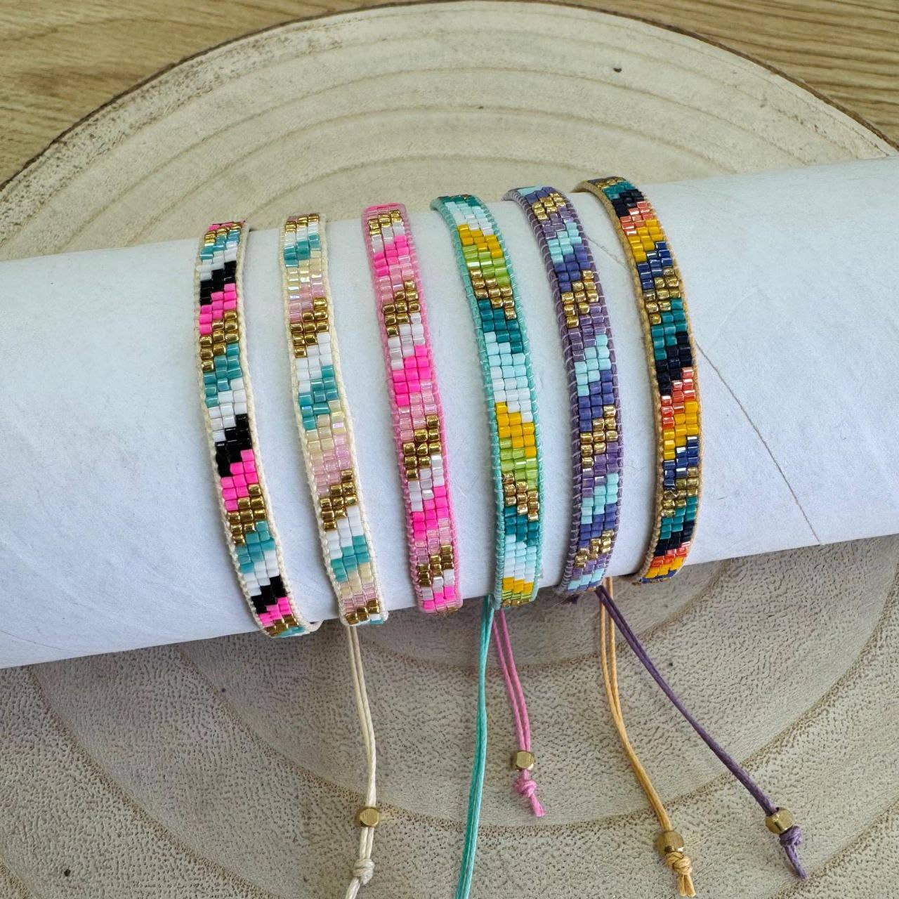 Hecho a mano - Vendita all'ingrosso Bracciale con perline - Braccialetti Miyuki - confezione da 8 pezzi1