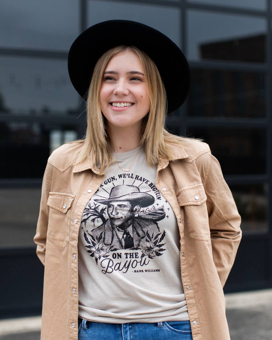 Tan The Hank T-Shirt for wholesale on Faire1