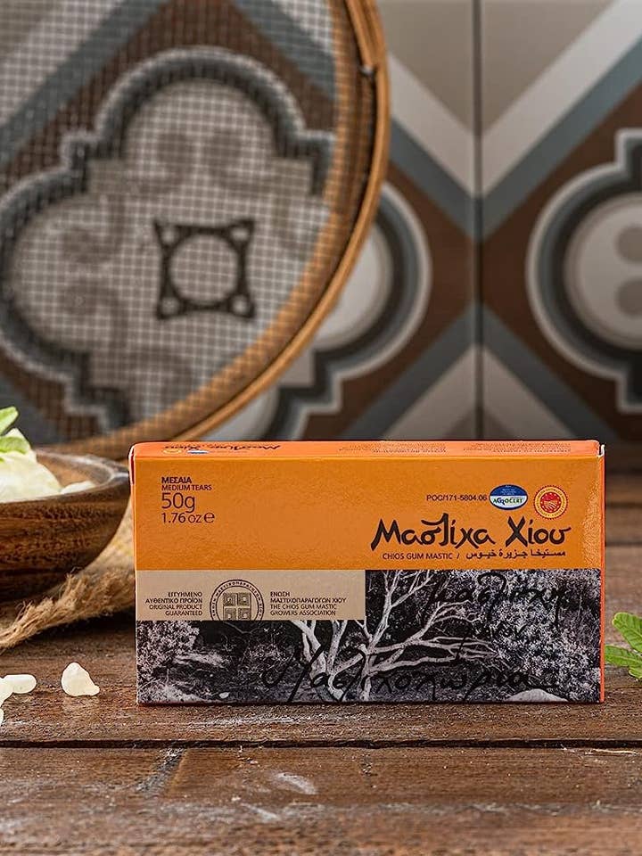Chios Mastiha / Mastic Gum 1.76 oz / 50 g Medium Tears for wholesale by Hestia Foods