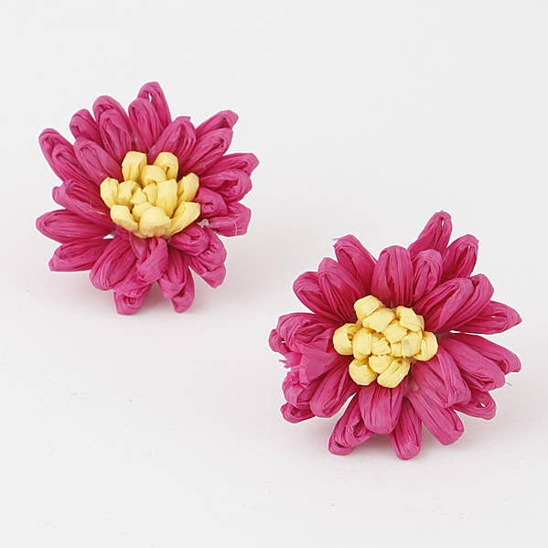 Shop Neighbors – wholesale Solitärörhängen – Två tonade blomma Stud örhängen0