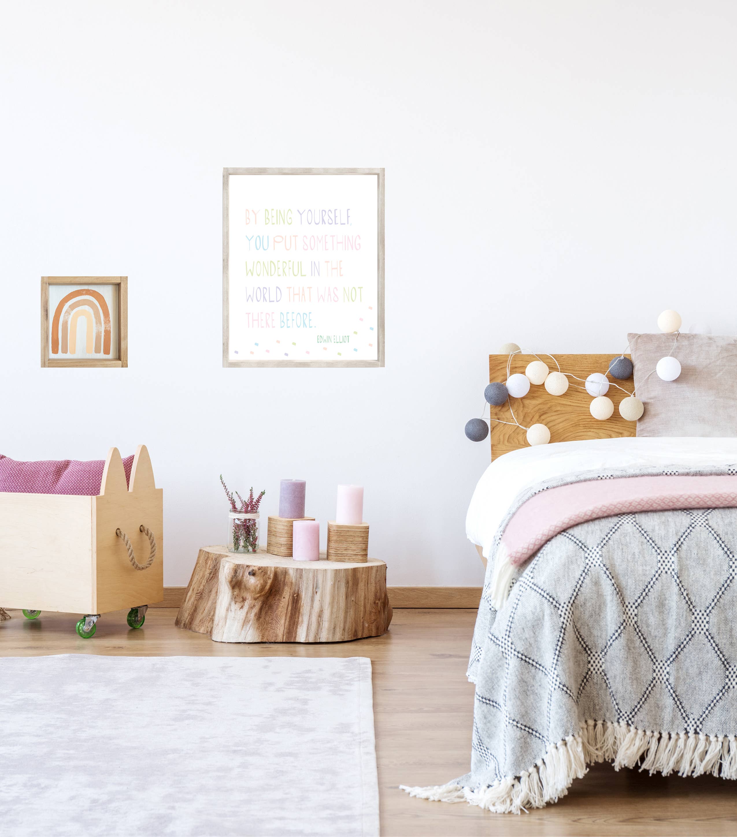 love, Holston - Wholesale Sign - 10x10 Rainbow Terra-cotta Wooden Sign1