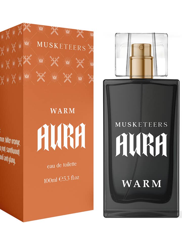 Warm Aura Acqua di toilette - 100 ml per la vendita all'ingrosso da parte di Musketeers