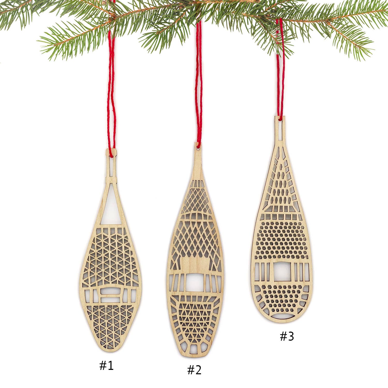 REMOVED BRAND - Wholesale Ornament Set - Snowshoes1