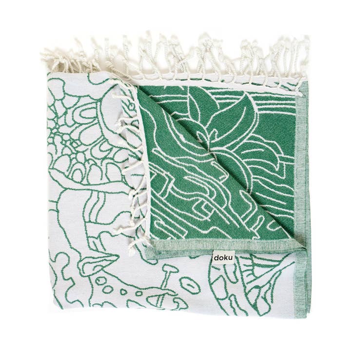 Evergreen Beach towel for wholesale by doku