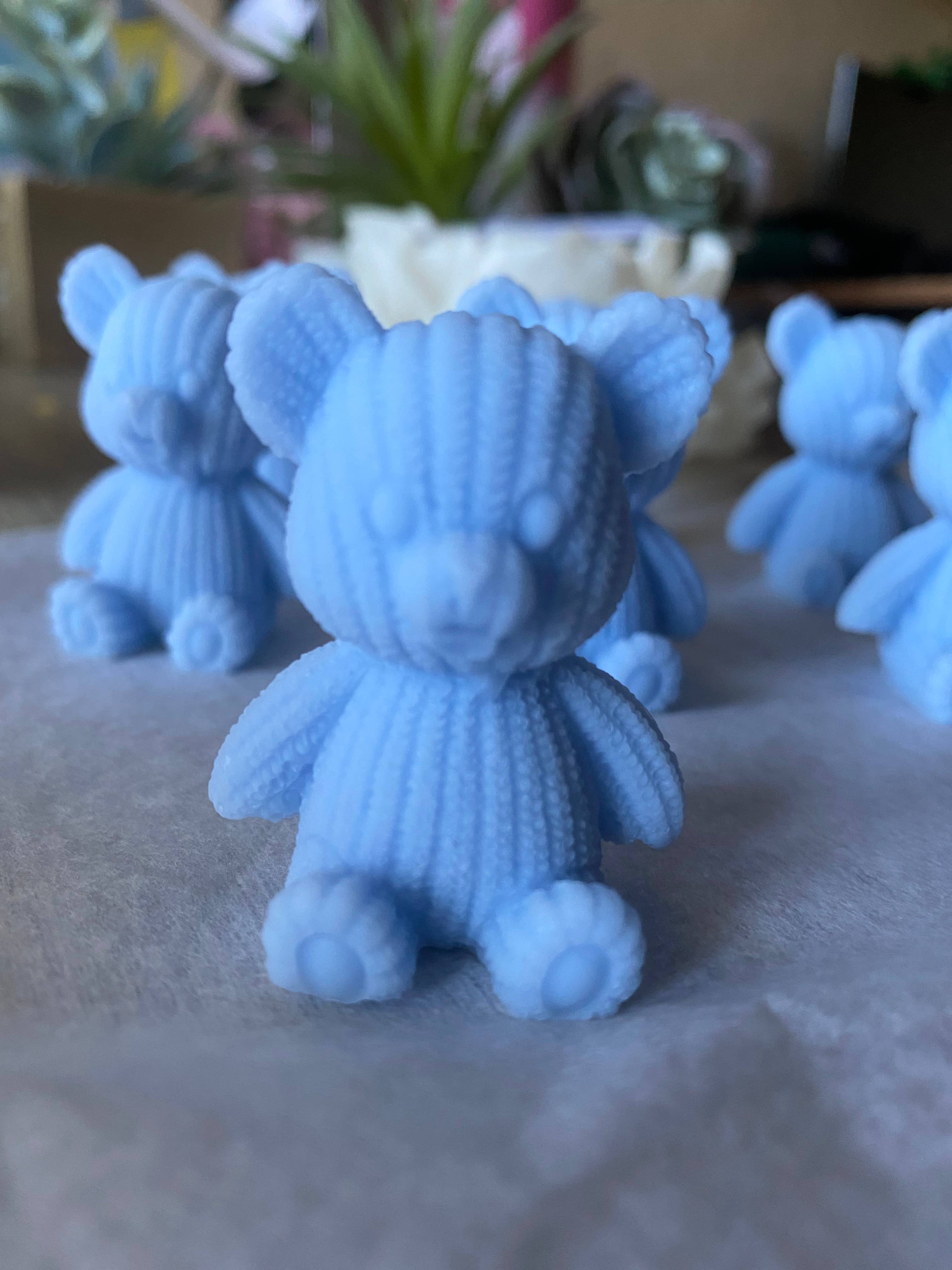 Pétale de cire - Venta al por mayor Ceras perfumadas - Osito de fondant con textura de algodón3