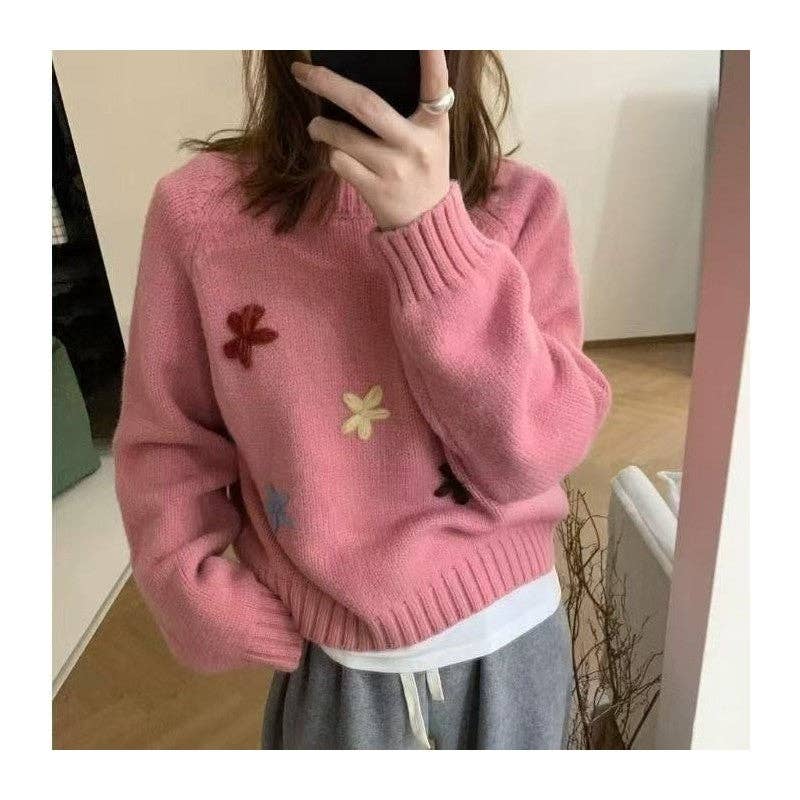 UZ Wholesale Store - Wholesale Knit Sweater - Women's - Hand Crochet Pullover Sweater1