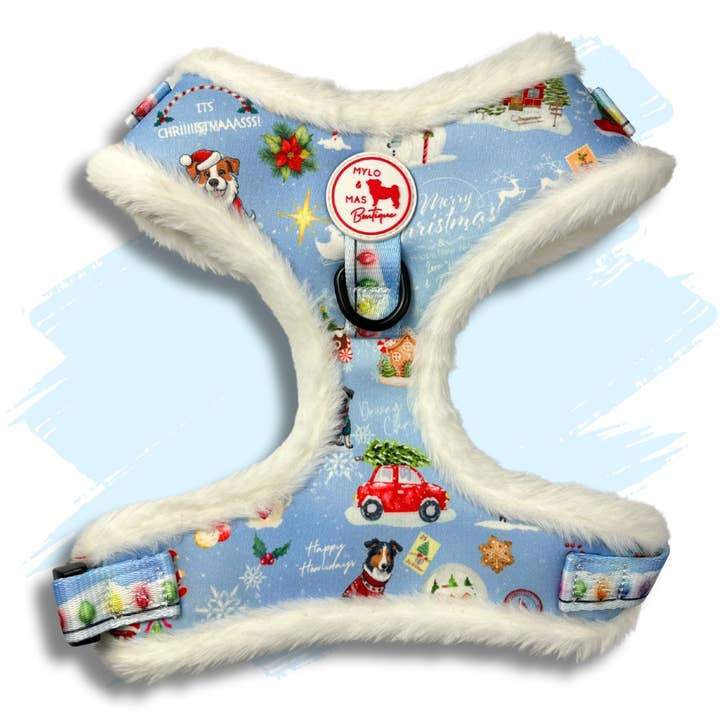 Hundesele med justerbar pasform - Pelsede Lys for engroshandel hos Mylo and Mas Boutique