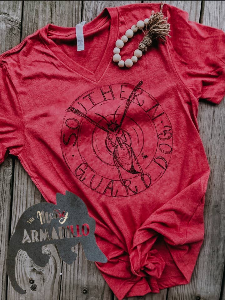 Southern Guard Dog Tee for wholesale by The Messy Armadillo