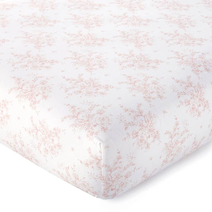 Levtex Home - Wholesale Bedding Set - Kids & Baby - Heritage Blush Velvet 4PC Crib Bedding Set