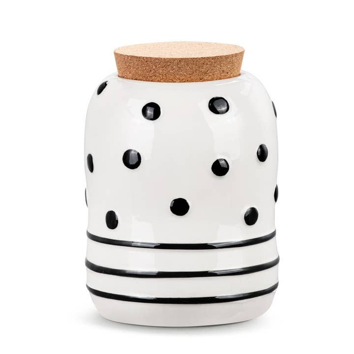 DEMDACO - Wholesale Canister - Red Heart Medium Cork Lid Canister