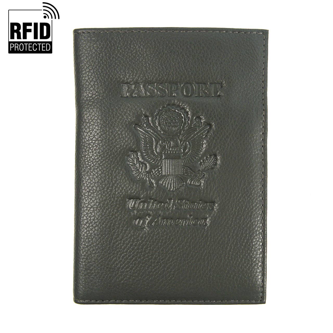 Selini New York - Vente Étui/housse pour passeport – unisexe - RFID Étui à passeport en cuir véritable Motif aigle américain0