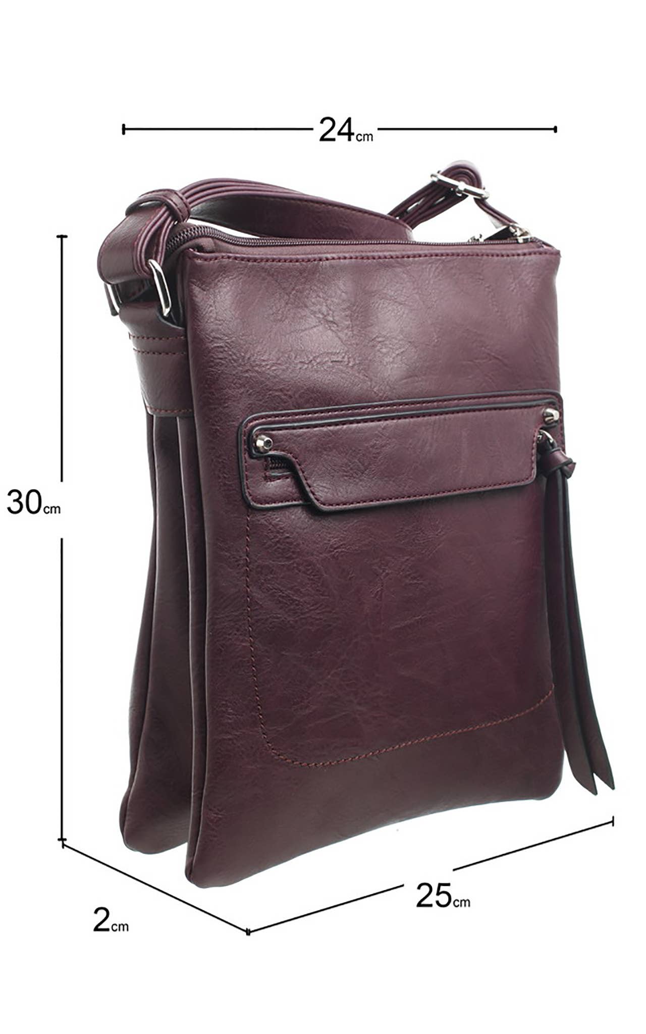 Bessie London - Vente Sac à bandoulière – femme - SAC À BANDOULIÈRE ZIPPÉ CLASSIQUE9