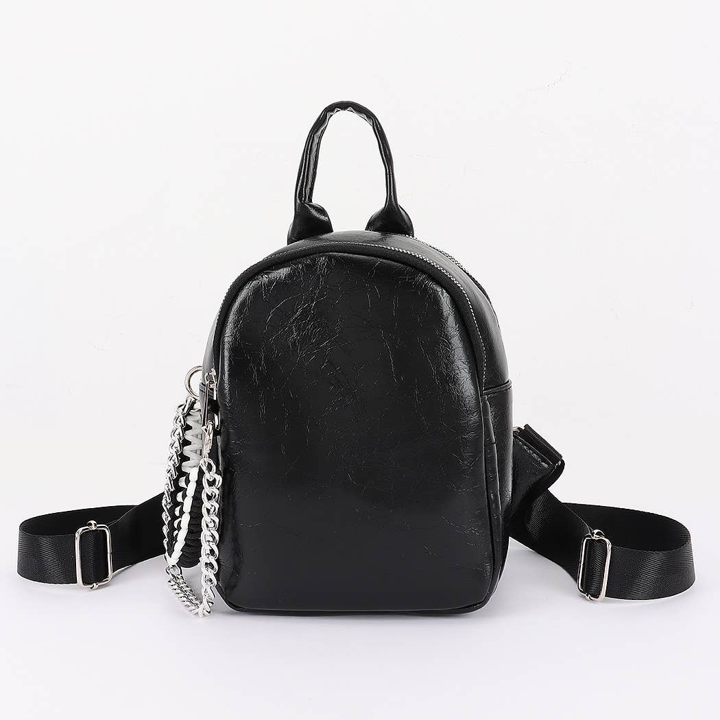 3AM BY H&D ACCESSORIES – wholesale Ryggsäck - Dam – Metallic PU-ryggsäck0