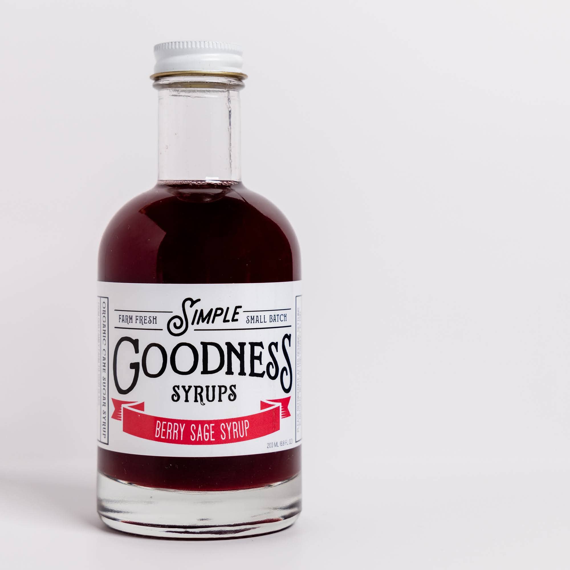 Simple Goodness Sisters - Wholesale Cocktail Mix/Syrup - Berry Sage Syrup3