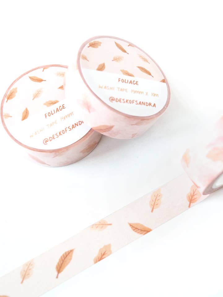 Foliage Washi Tape for wholesale by Desk of Sandra