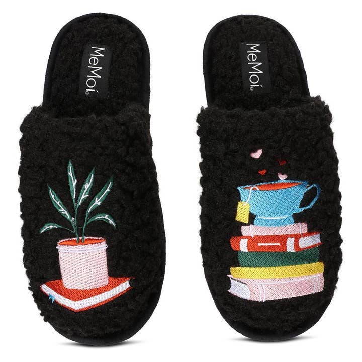 Women's Book Club Plush Slippers and other Purchase wholesale novelty slipper. Free returns & net 60 terms on Faire trending on Faire.
